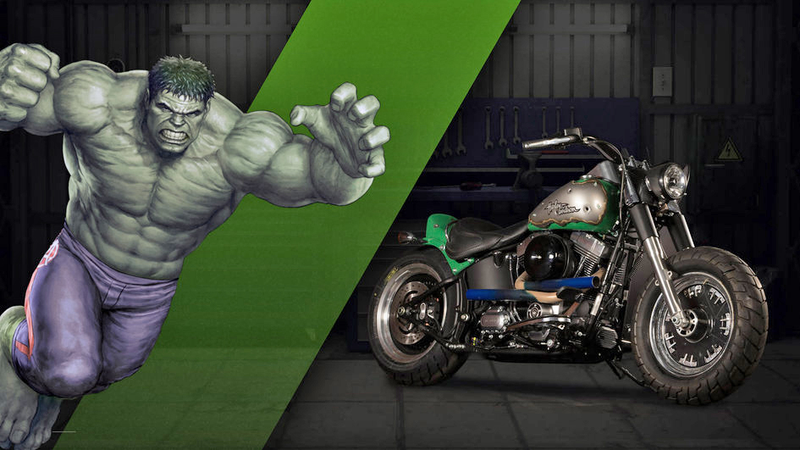 Illustration for article titled Marvel and Harley-Davidson Made a Bunch of Badass Super Hero Bikes